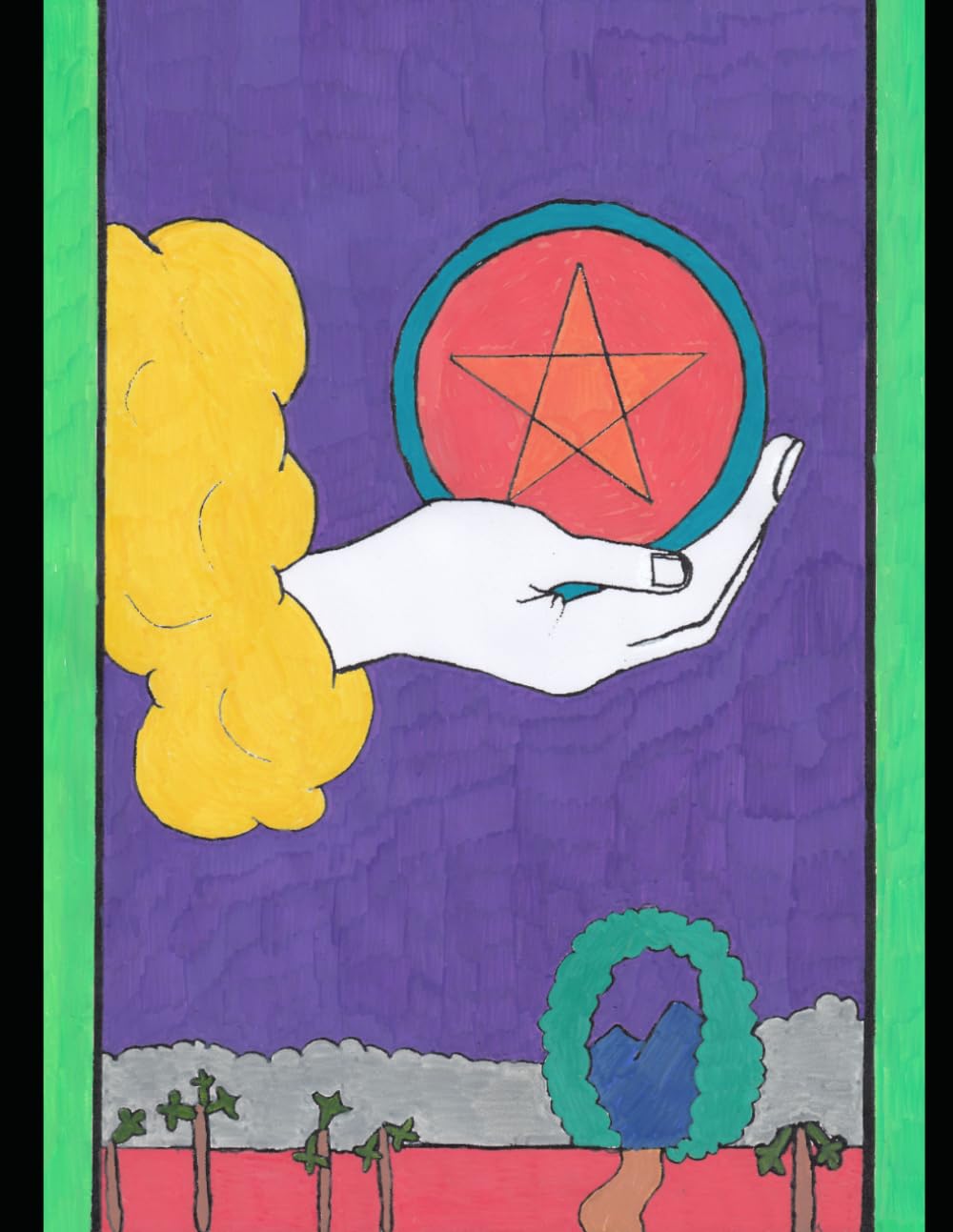 Romanian-English bilingual Tarot colouring book (Tarot Translations)