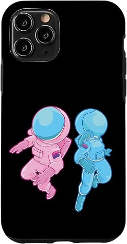 Funda para iPhone 11 Pro Lgbtq Astronauta Bisexual I Ciencia ficción Orgullo Gay Espacio Bi Lgbt