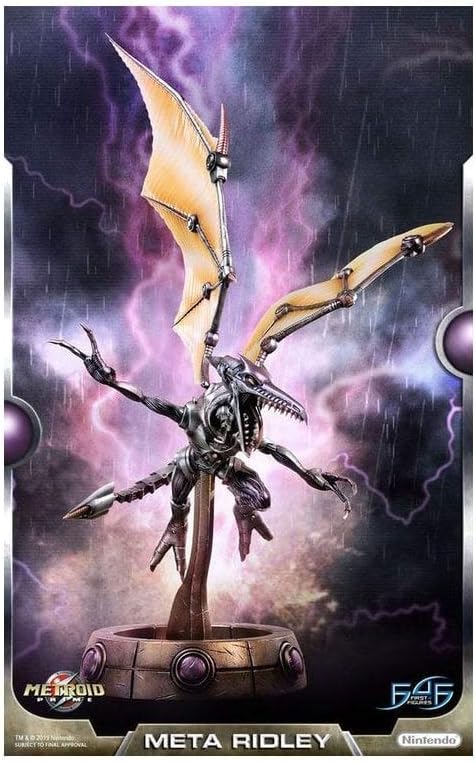 Metroid Prime: Meta Ridley 37" Resin Statue, Multicolor