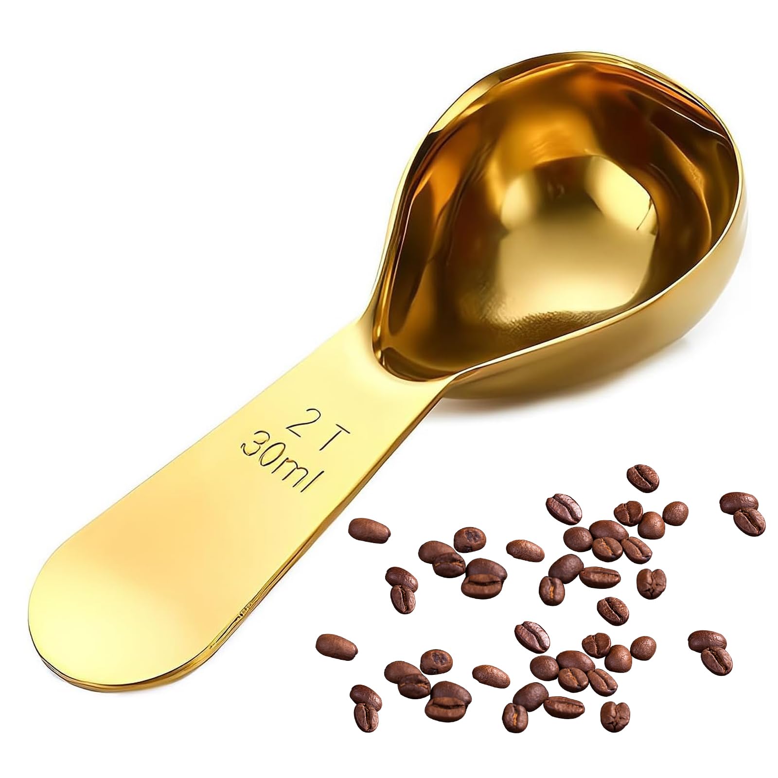 Set 3 Cucchiaini Dosatori Acciaio Inox 15ml - Per Caffè, Tè E Polveri - Foto 1