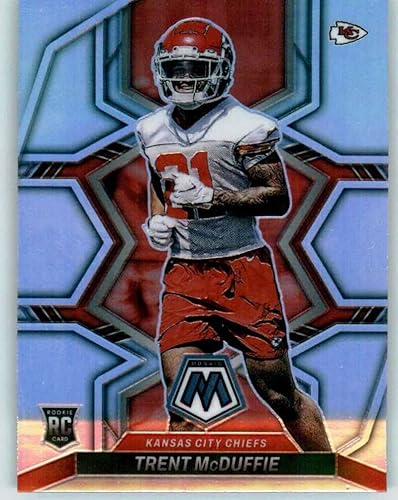 2022 Panini Mosaic Silver #371 Trent McDuffie RC Rookie VARIATION Kansas City Chiefs NFL Football Trading Card