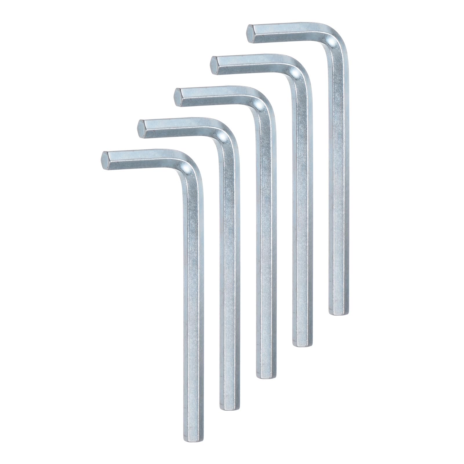 QUARKZMAN 5 Piezas de Llave Hexagonal de 5 mm, Llave Hexagonal en Forma de L, Llaves Métricas de Acero Cromado Vanadio para Herramientas de Reparación en el Hogar