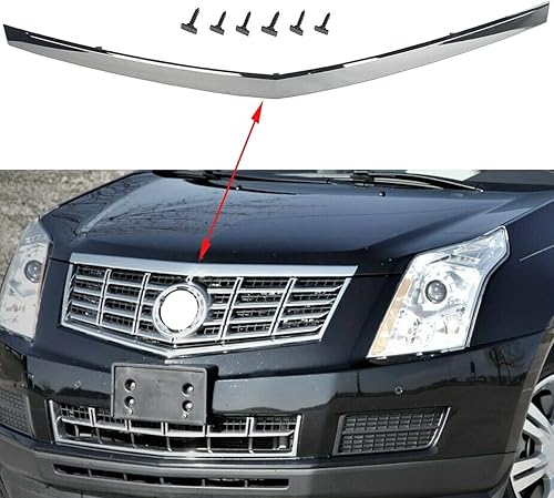 KARPAL Moldura de capó cromada compatible con SRX 22774203 GM1235120 2010-2016