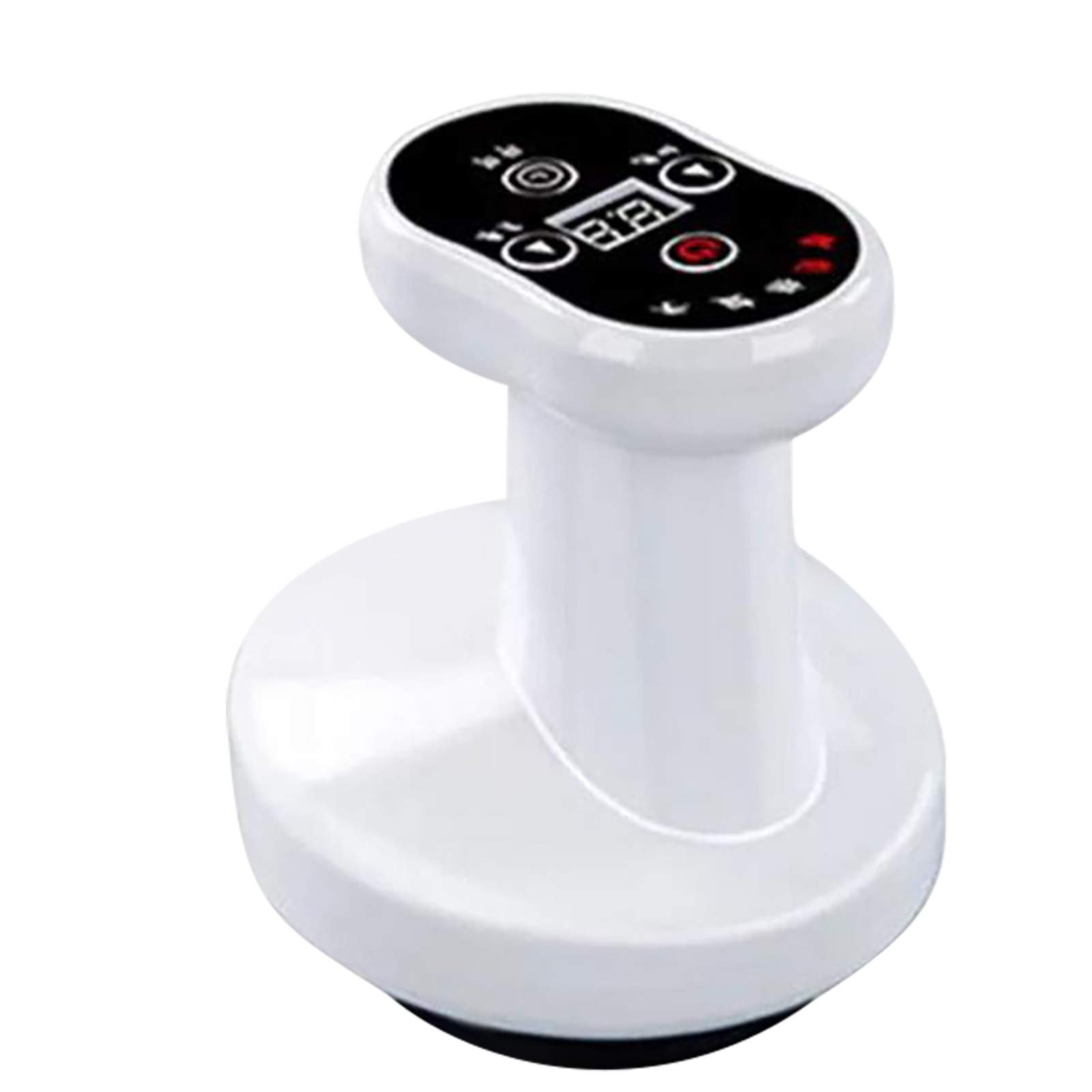 Electric Gua Sha Scraping Massager Handheld Physical Cupping Therapy Tool GuaSha Massage Device with Heat and Negative Pressure for Back Shoulder Leg Relief Detoxification Dredge Meridians (B)