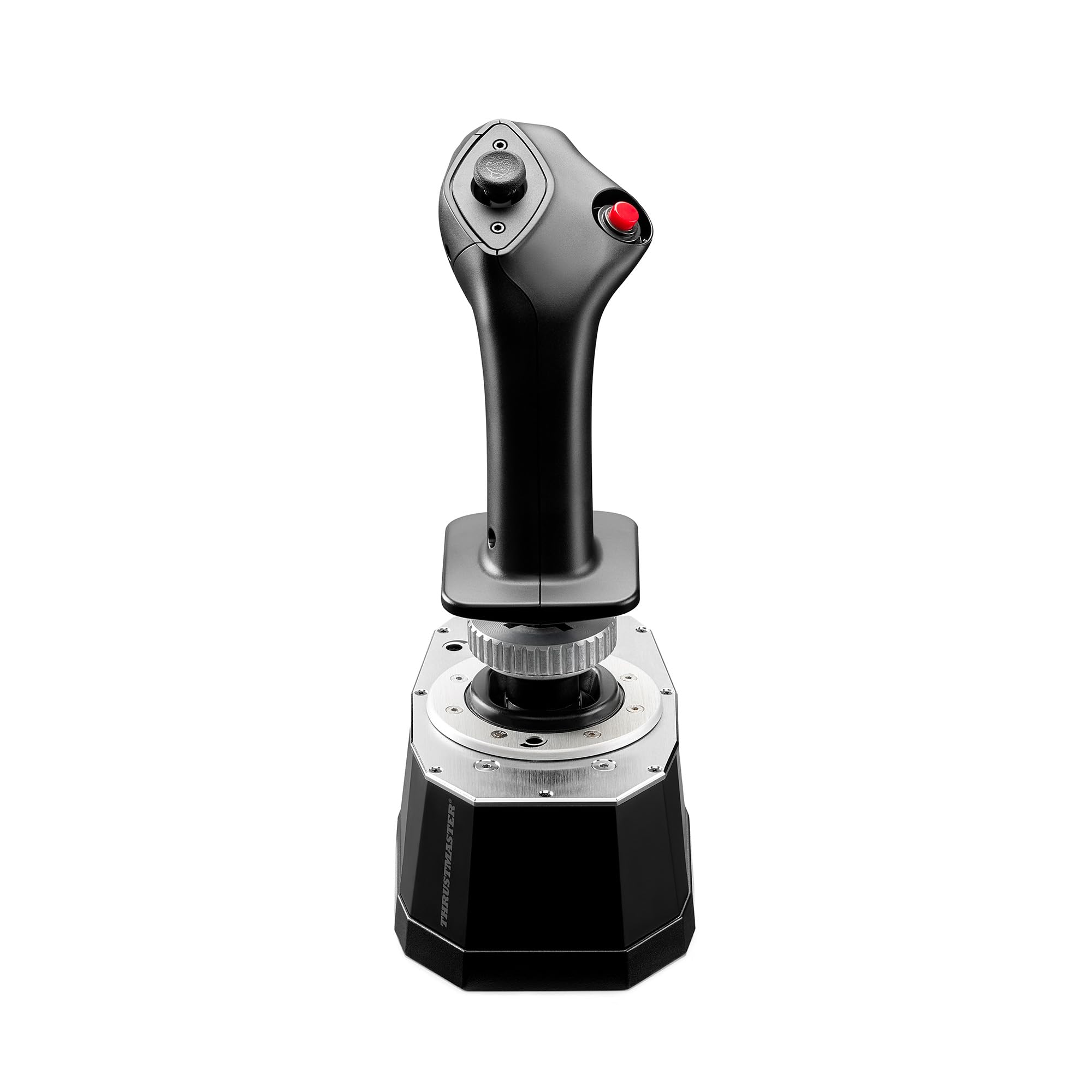 Thrustmaster Airbus Add-On Grip - Grip Oficial A300 y A400M | Réplica oficial 1:1, configuraciones A300/A400M, sensores H.E.A.R.T., 5 botones, gatillo dual y bloqueo de timón