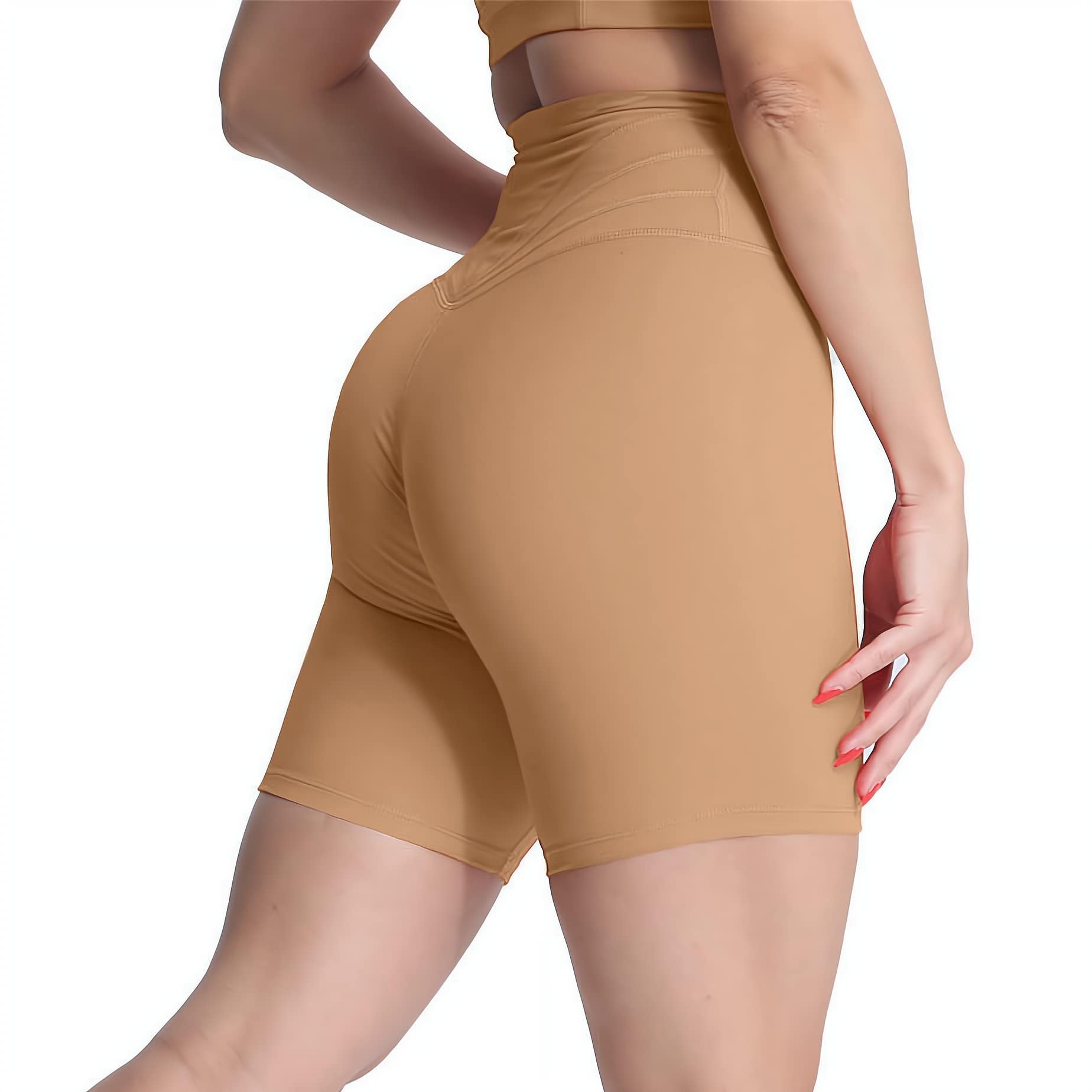 Aoxjox Trinity High-Waist Biker Shorts 6"