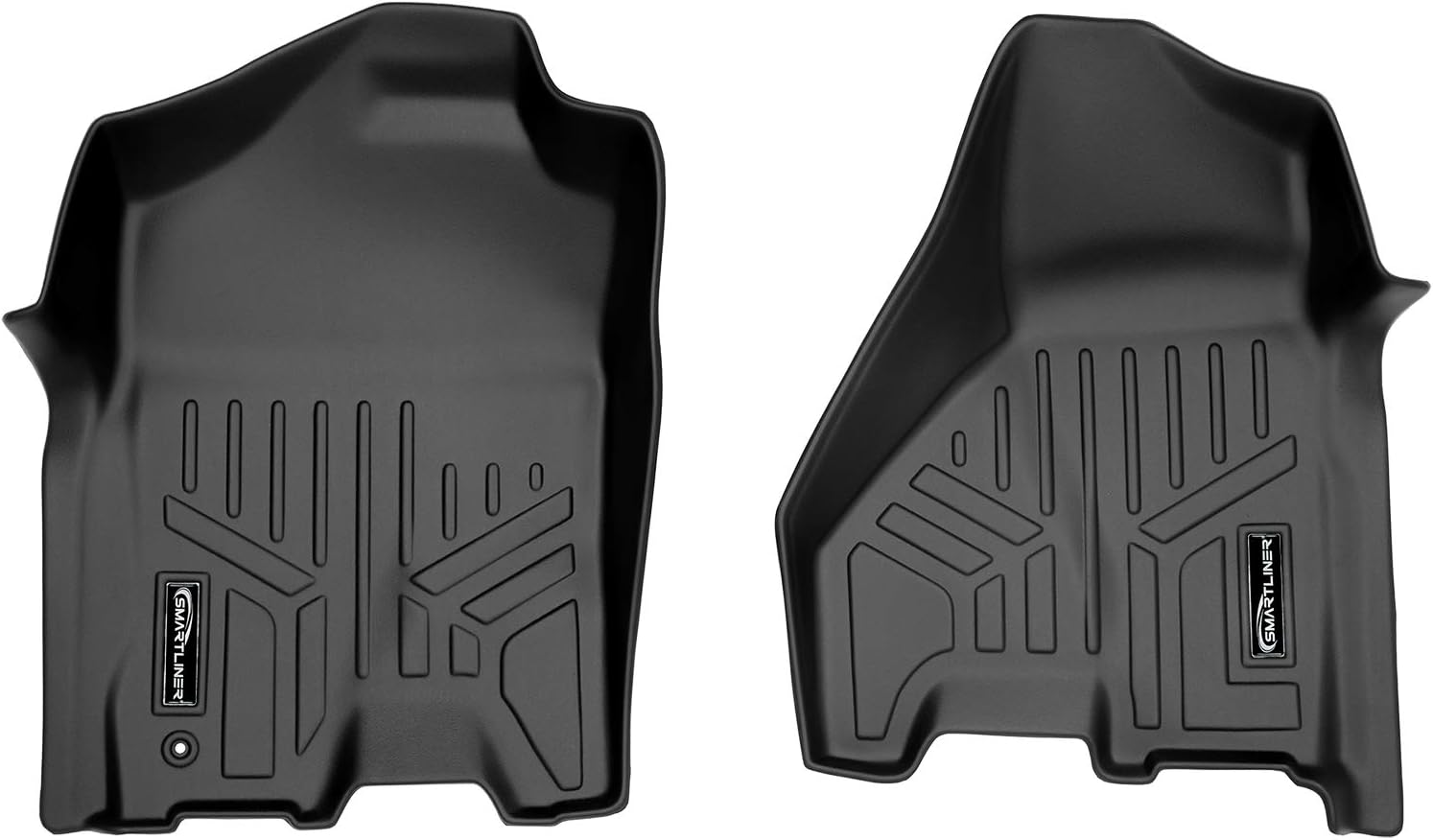 SMARTLINER Floor Mats 1st Row Liner Set Black for 20092012