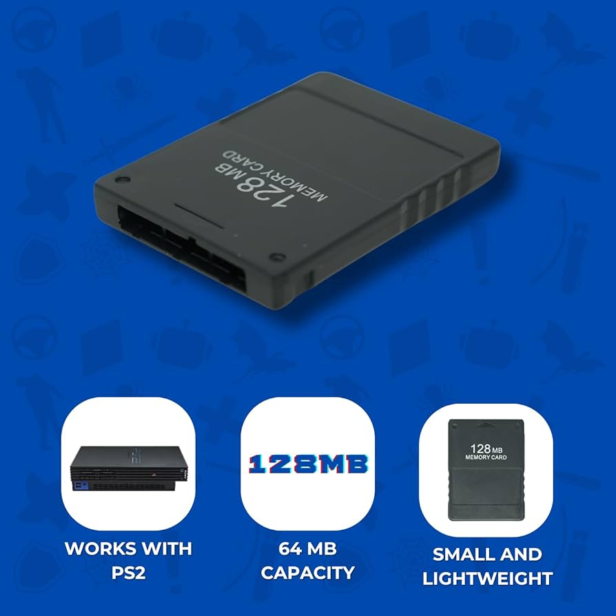 Amazon.com: OLD SKOOL 128MB Memory Card Game Memory Card for Sony