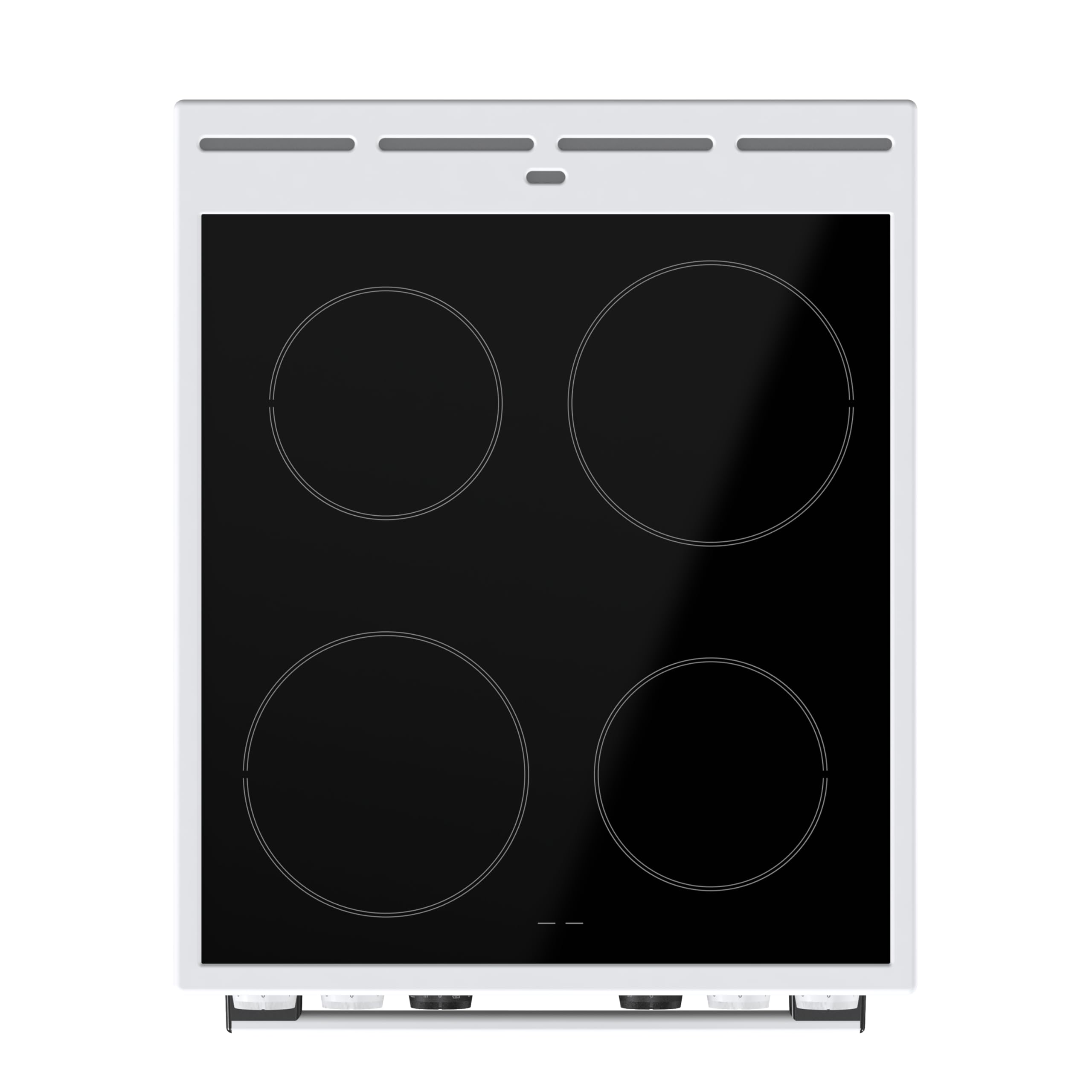 Gorenje GEC5C61WG Elektro-Standherd Glaskeramik-Kochfeld 50cm 70 Liter Pizza Funktion FrozenBake AirFry MultiAir HomeMade AquaClean FastPreheat Weiß