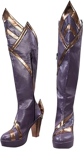 EGGPOD Uwowo 77 - Botas de cosplay para League of Legends Ahri