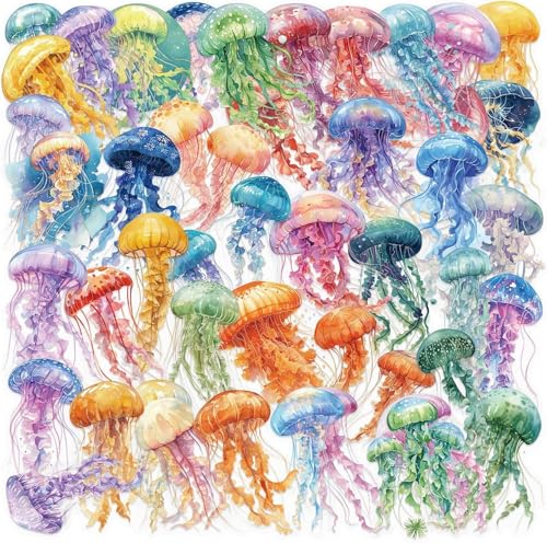 �N���Q�X�e�b�J�[ 50�� PET�����X�e�b�J�[ �J���t���ȊC�̃N���Q �h���f�R���[�V�����f�J�[�� �X�N���b�v�u�b�N DIY �N���t�g �A���o�� ���L�� ���� �X�}�z�P�[�X �m�[�g�p�\�R���Ȃǂ�