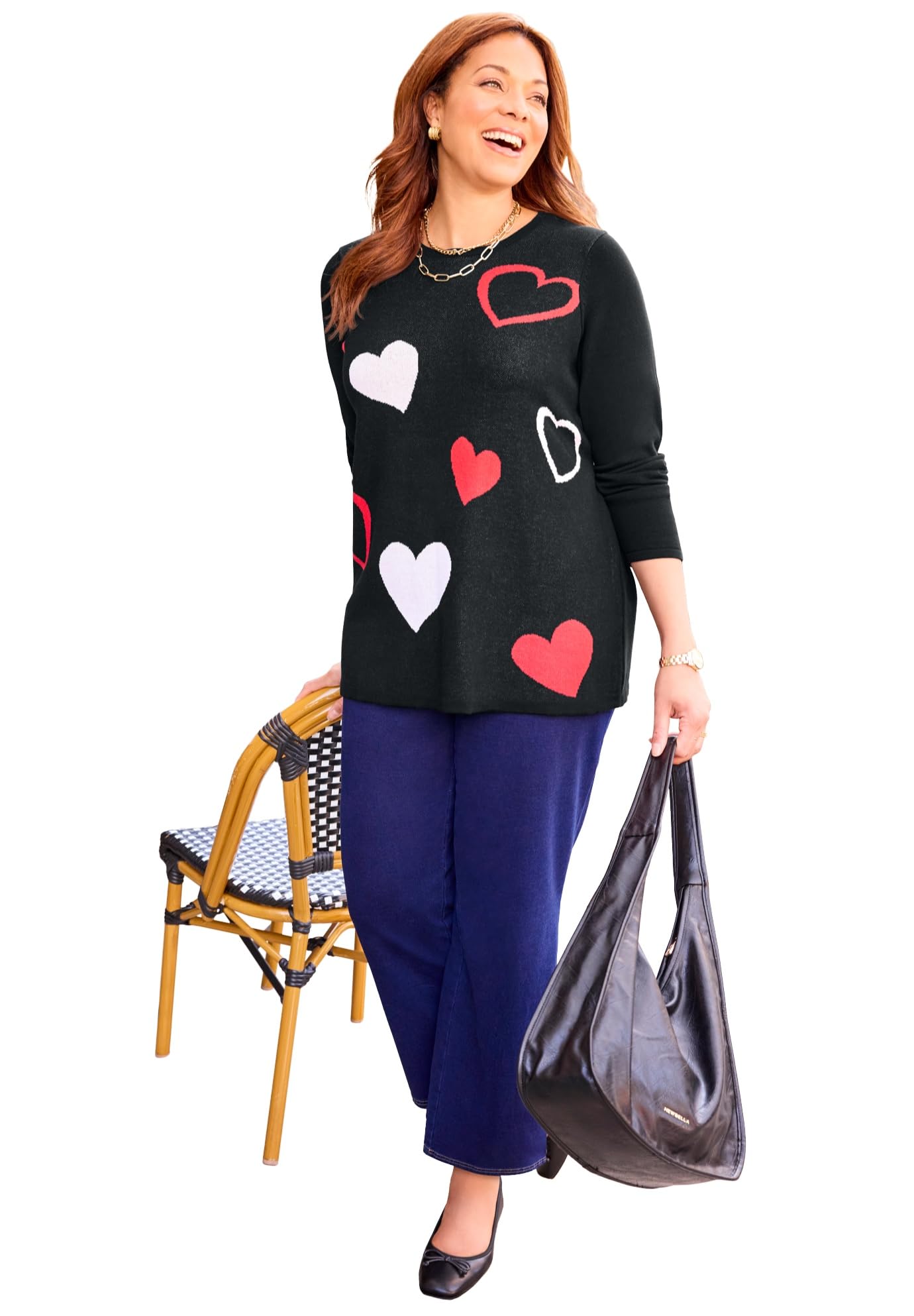 Womens Plus Size Cozy Whimsy Sweater