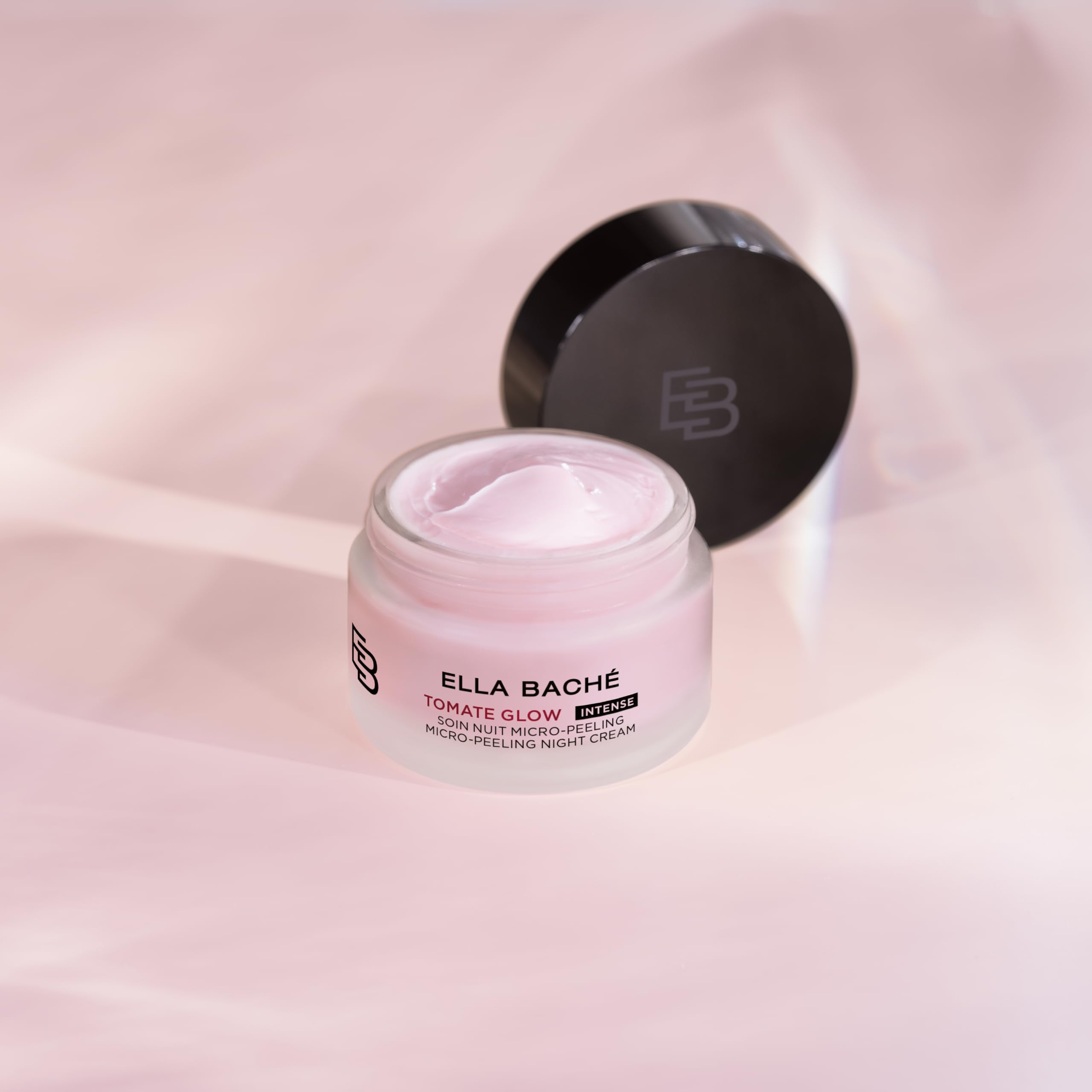 Ella Baché Tomate Glow Mikro-Peeling Nachtpflege 50 ml - Glättende SOS-Nachtcreme für strahlende, regenerierte Haut - Gesichtscreme mit Antioxidantien & AHA Trio