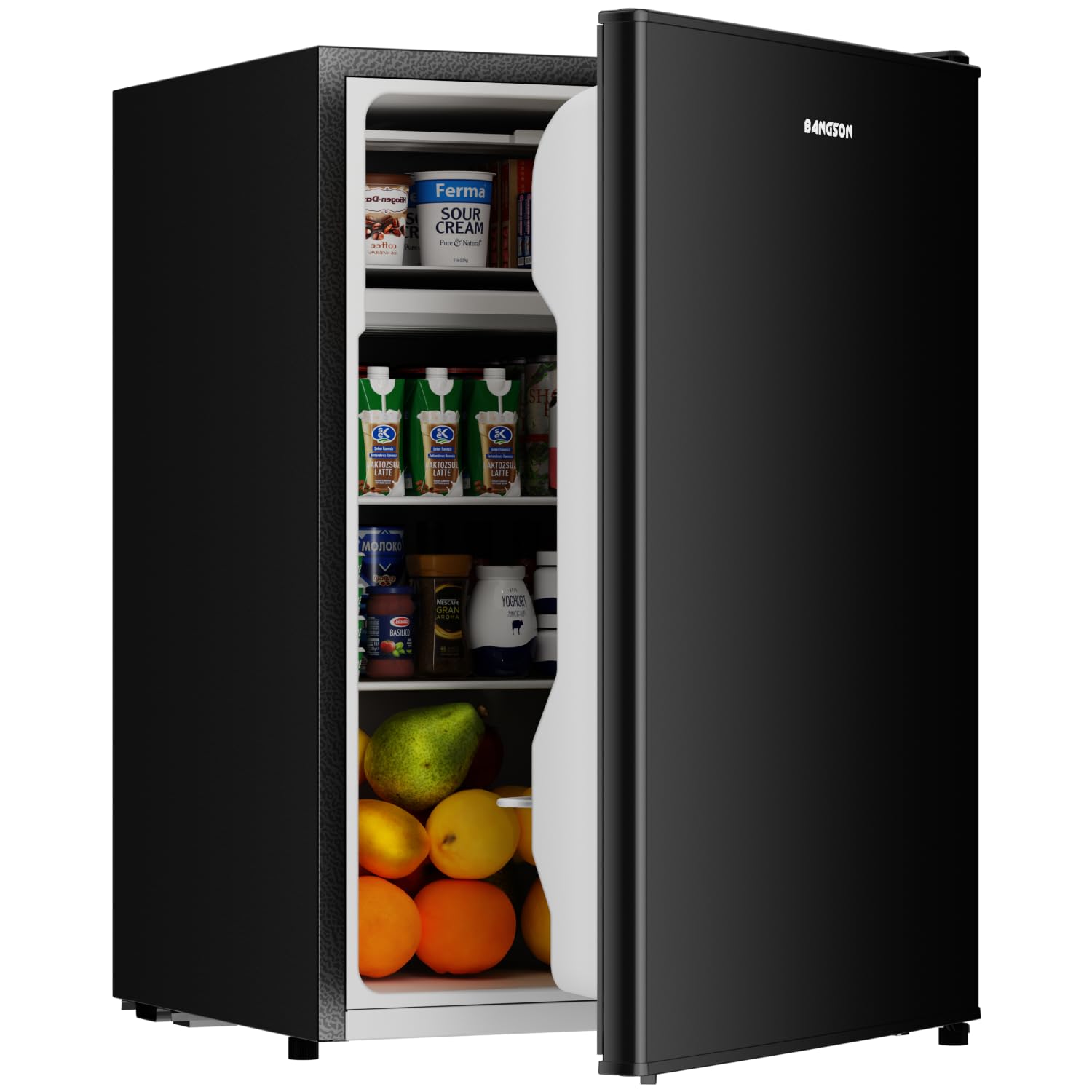 Bangson 2.6 cu ft Compact Freezer Black