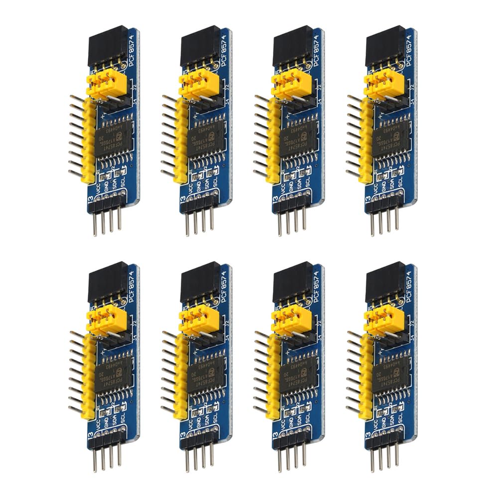 8 pezzi PCF8574 IO scheda di espansione I/O Expander I2C Bus Valutazione Sviluppo Modulo PCF8574 adatto per Arduino