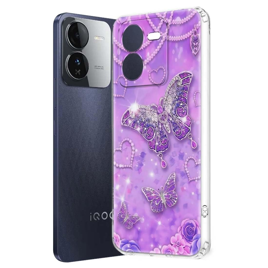 Fashionury Back Cover for iQOO Z9 5G Designer | Printed|Transparent |Flexible| Silicon -D1087 (B0CZ4946MY) Amazon Price History, Amazon Price Tracker