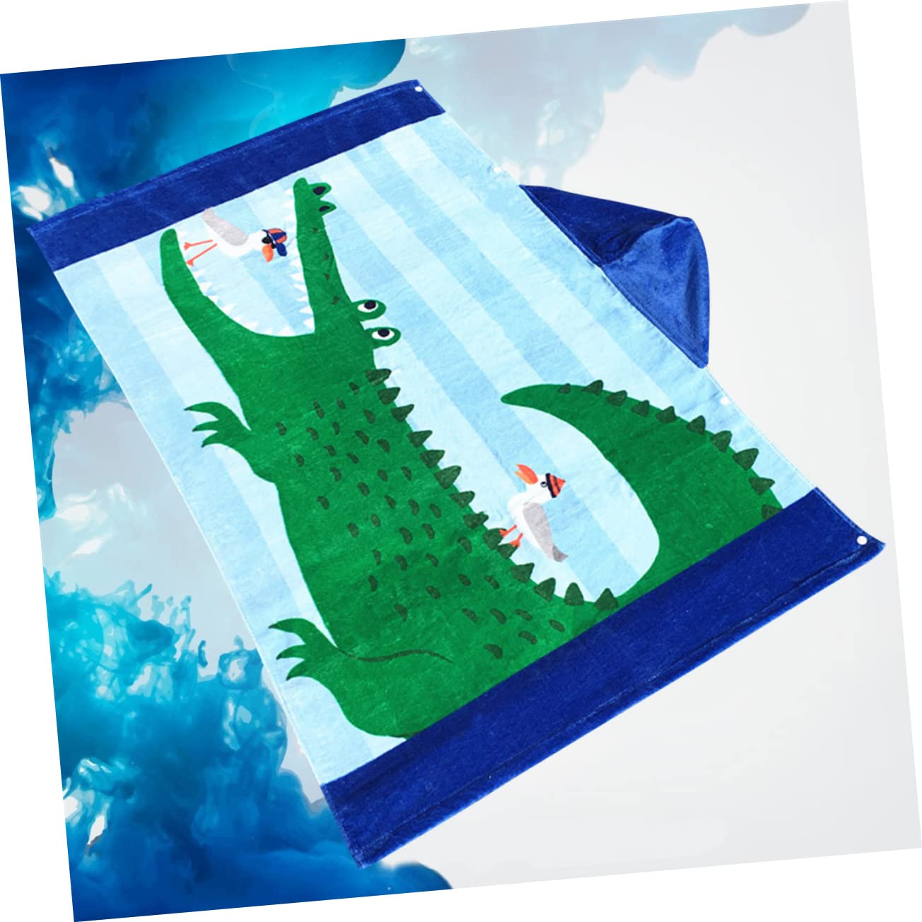 INOOMP Asciugamano Cappuccio per Bambini, Poncho lungo Cotone