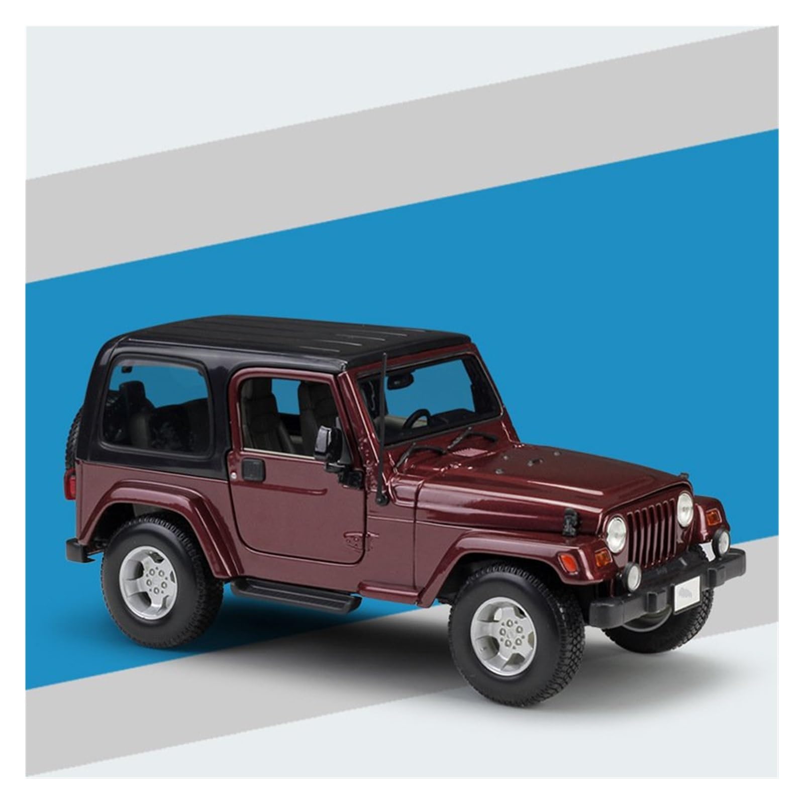 Btwodian Scale Model Car 1:18 For Wrangler For Sahara Alloy Diecasts Model Vehicles Ornaments