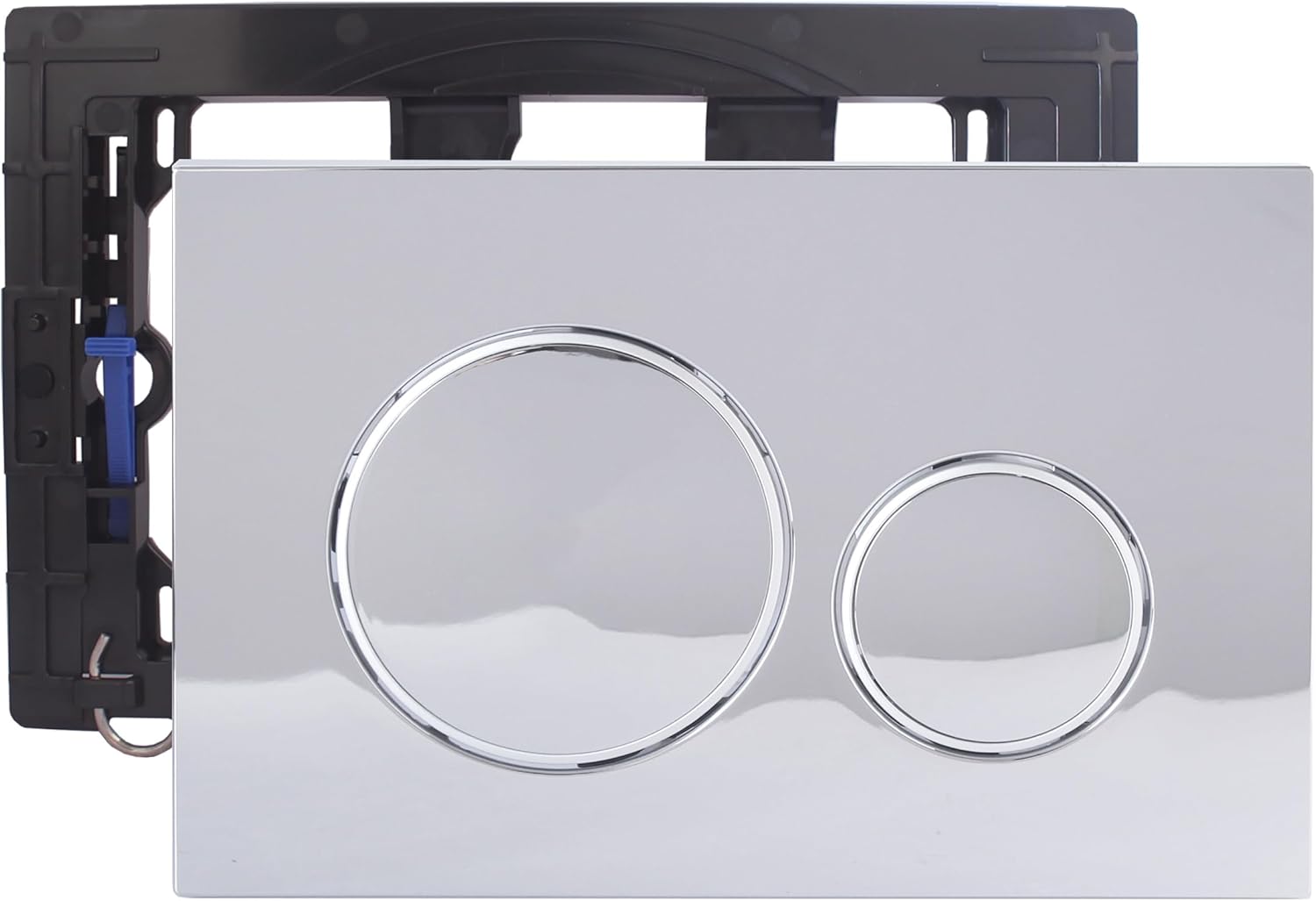 Dual Flush Actuator Plate Compatible with Geberit Wall Hung Toilet Tank Systems Mirror Surface Toilet Flush Valve Plate Sigma20 115.778.KJ.1, Bright Silver