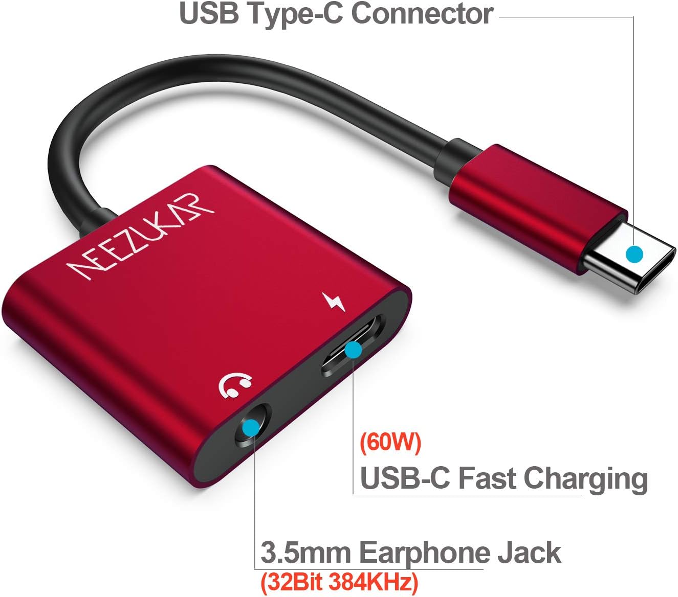 Black Friday - 60% OFF 2 in 1 USB Type C to 3.5mm Headphone Audio and Charger Adapter, PD 60W Fast Charging, Compatible with iPad Pro 2018 2019 2020, iPad Air4, Samsung Note10 / 20, Google Pixel 4/4 XL/3/3 XL and More (Red) Promo 40% OFF 2 in 1 USB Type C to 3.5mm Headphone Audio and Charger Adapter, PD 60W Fast Charging, Compatible with iPad Pro 2018 2019 2020, iPad Air4, Samsung Note10 / 20, Google Pixel 4/4 XL/3/3 XL and More (Red)