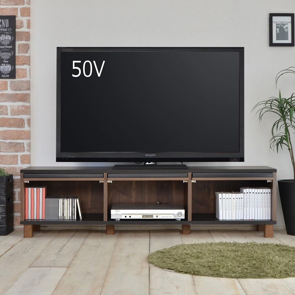 Amazon｜【カリーナseries】CR-150TV-BR ブルックリンスタイルのテレビ