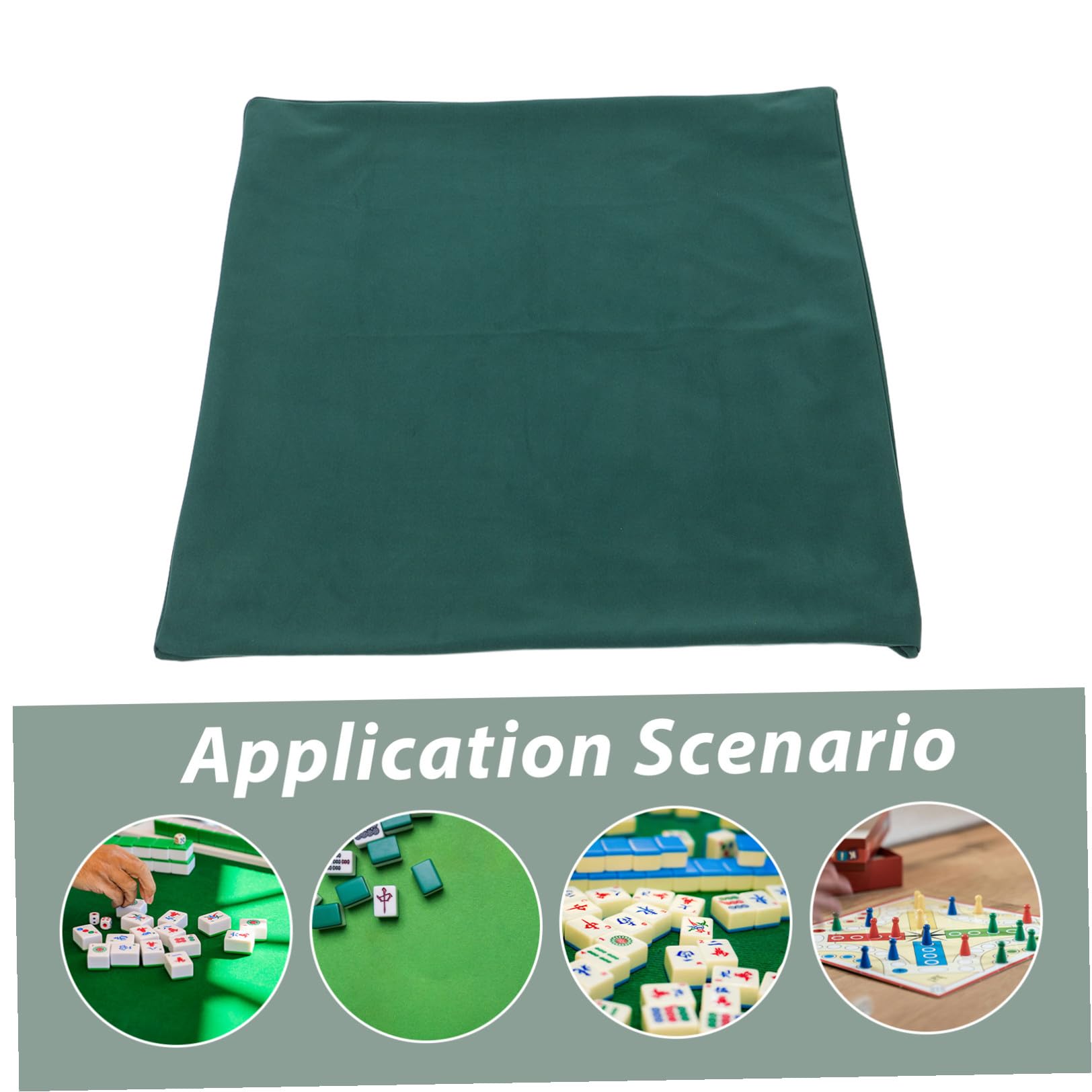 ORFOFE Tapete de Mesa de Plegable Alfombrilla para Mesa Jugar Cartas Póker y Mahjong Fiestas o Reuniones Familiares Fácil de Transportar y Limpiar