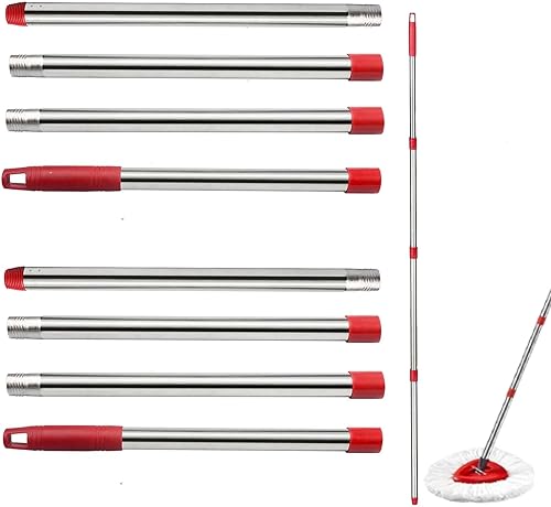 Vista 9 de Repuesto de mango de repuesto para trapeador giratorio y base de trapeador para el sistema de trapeador giratorio OCeda EasyWring de 1 tanque, mango