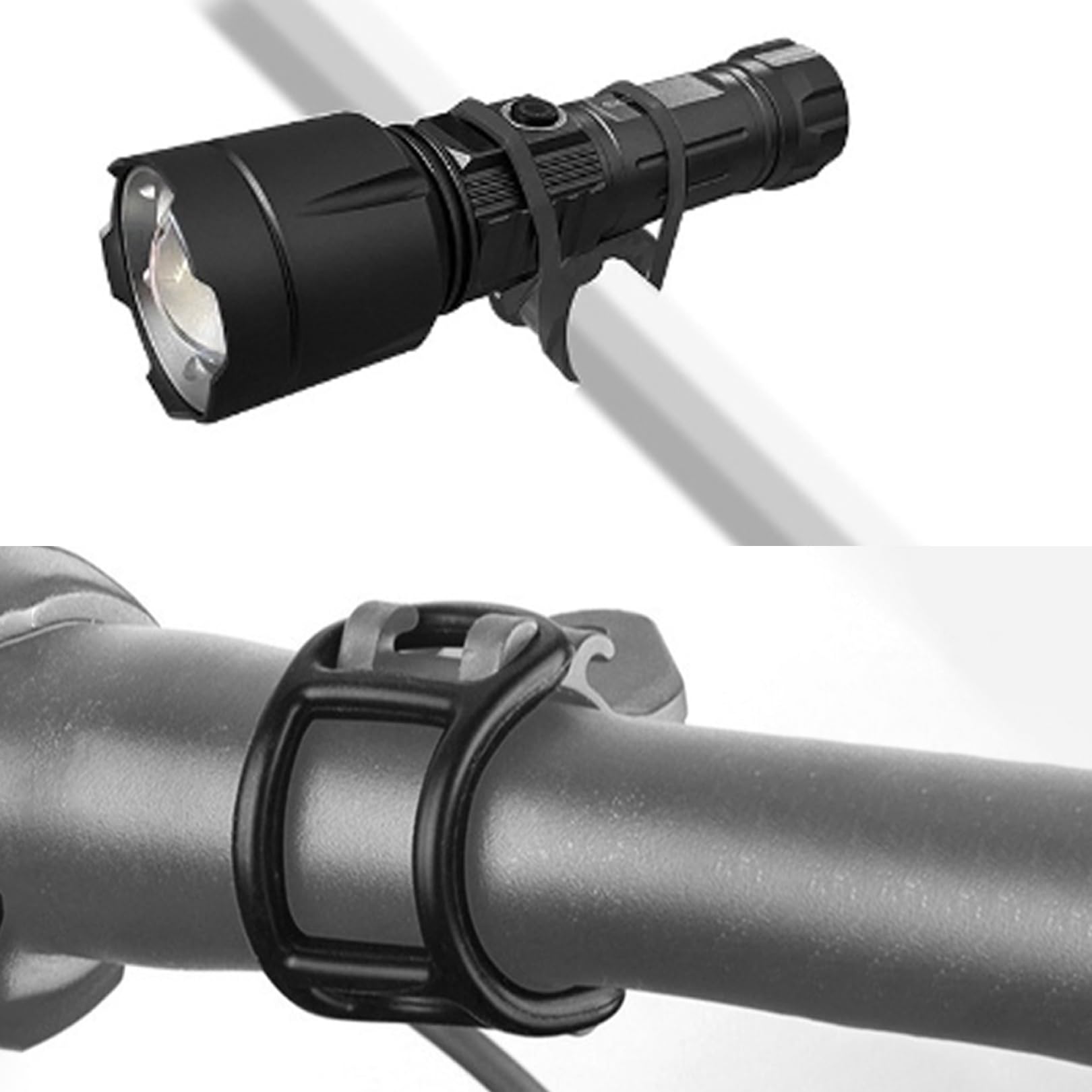 20 Stück Silikonband für Fahrradleuchten,Gummiringe Halterung Taschenlampe,Fahrrad Silikon Gurt für Sigma Rücklicht und Rennrad Licht,Stretch 