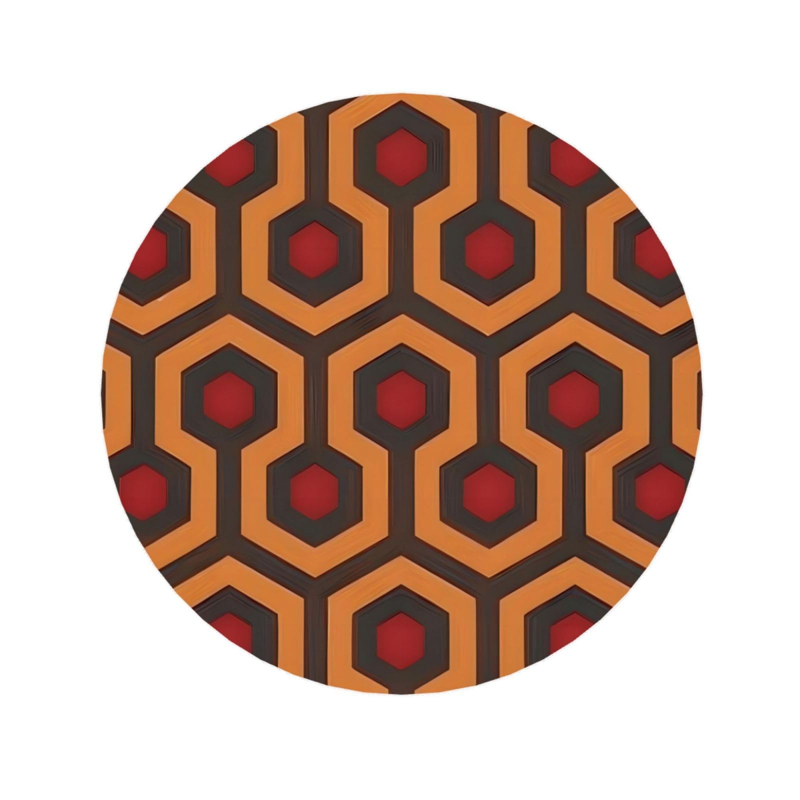 Round Shining Overlook Pattern Magnets 2.2 in - Acrylicï¼Œ Strong & Non Scratch for Fridge,Locker,Office & Kitchen Deco