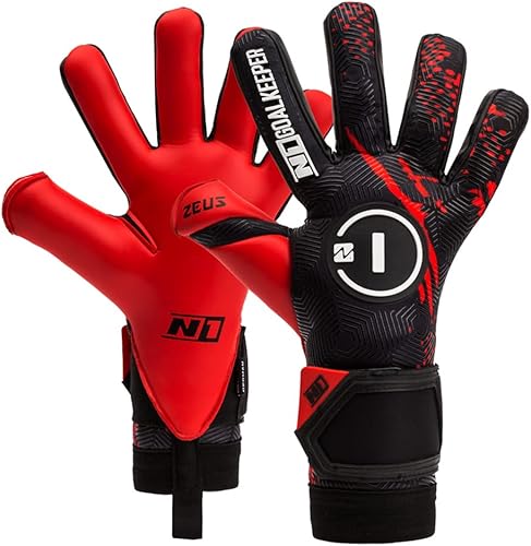 Miniatura 5 de N1 Goalkeeper gloves Zeus UGT+. Guantes de fútbol ultraligeros con corte híbrido roll-negativo y látex alemán UGT+ Palm. Guantes de portero de