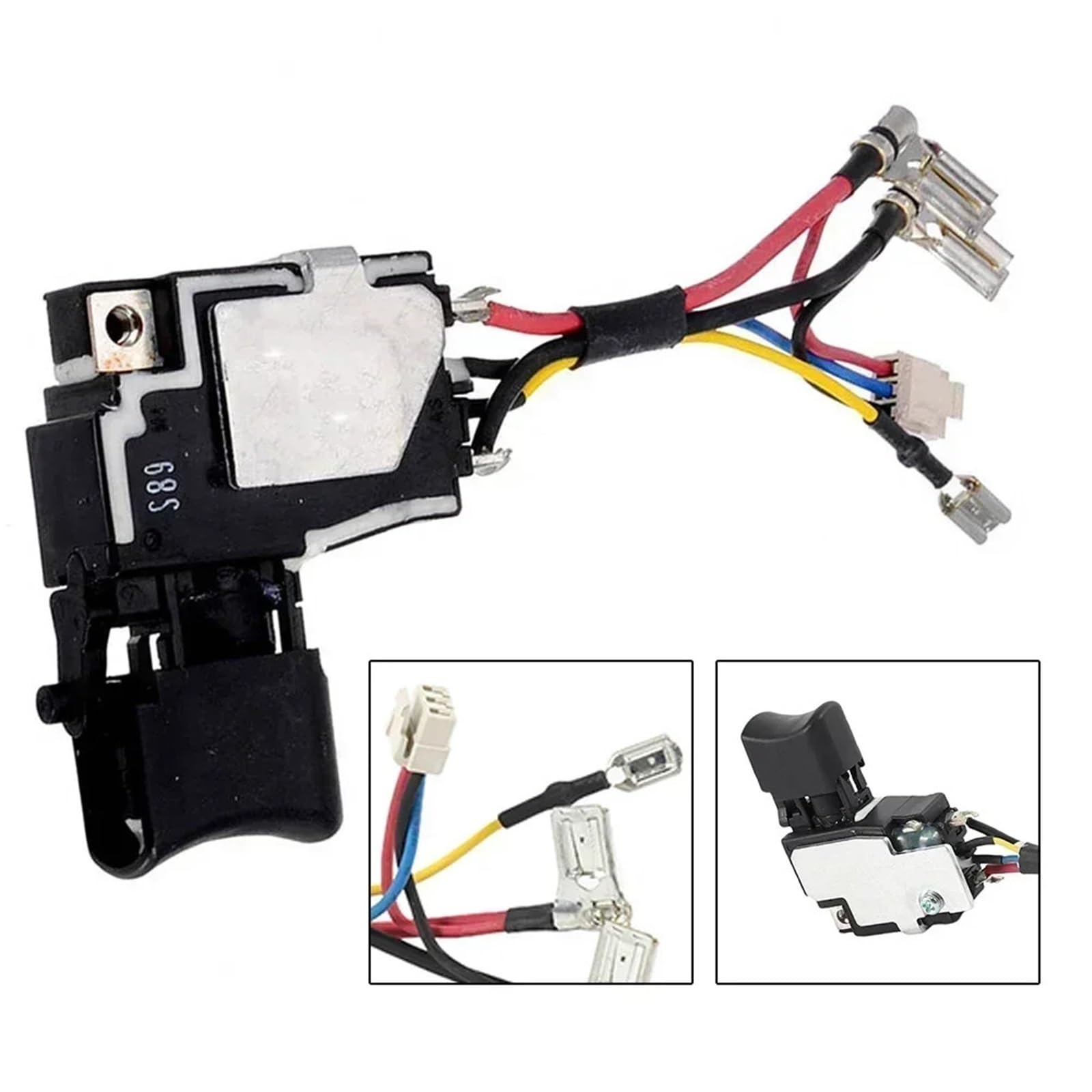 650722-8 650241-4 Máquina 18V Interruptor TD134D DTD134 BTD134 Piezas de repuesto Accesorios de herramientas Herramienta de trabajo portátil