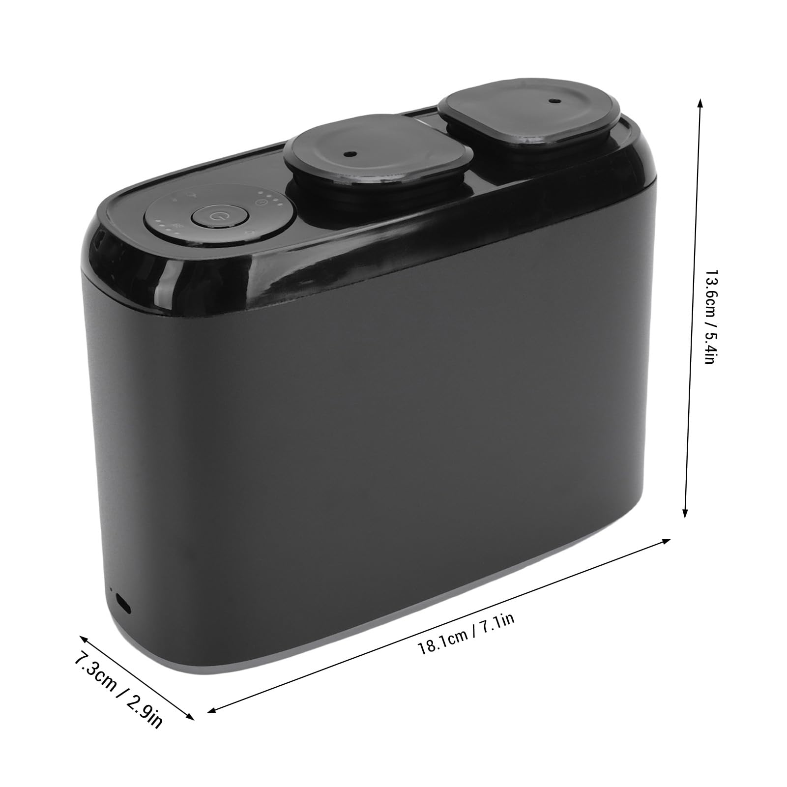 Yctze Diffuseur de Parfum électrique avec Lumière Ambiante et Buse F Diffuseur de Parfum électrique, à Buse, d'aromathérapie, à Brume Fine, Diffusion Contrôlée