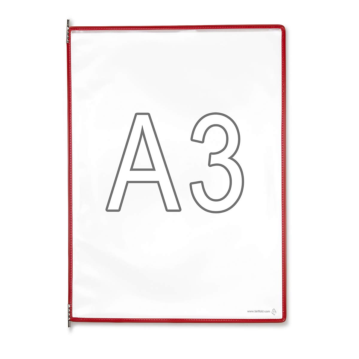 Certeo Tarifold A3 Formato Trasparente Lavagna per Documenti 10-Pezzo, Blu