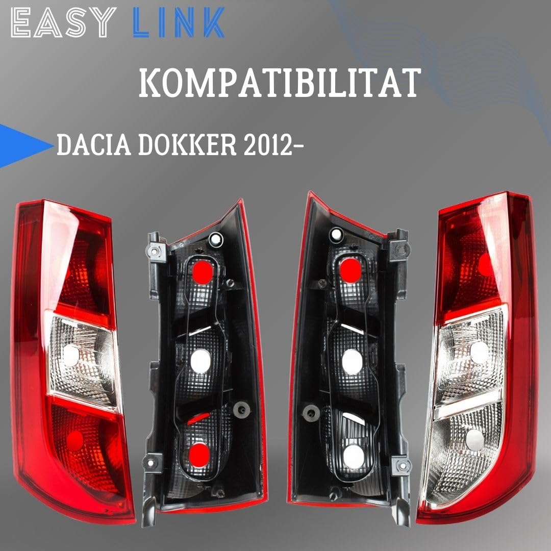 D.Dokker Nueva Par Faros Traseros Luz trasera para Coche