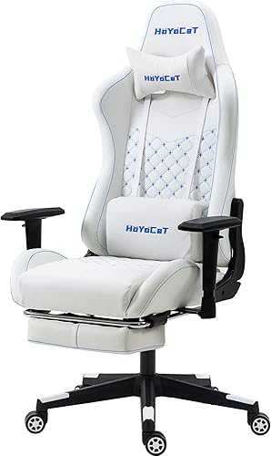 Silla de juegos silla ergonómica de videojuegos silla de computadora sillón reclinable de 180 silla E-Sports con reposabrazos ajustable en altura