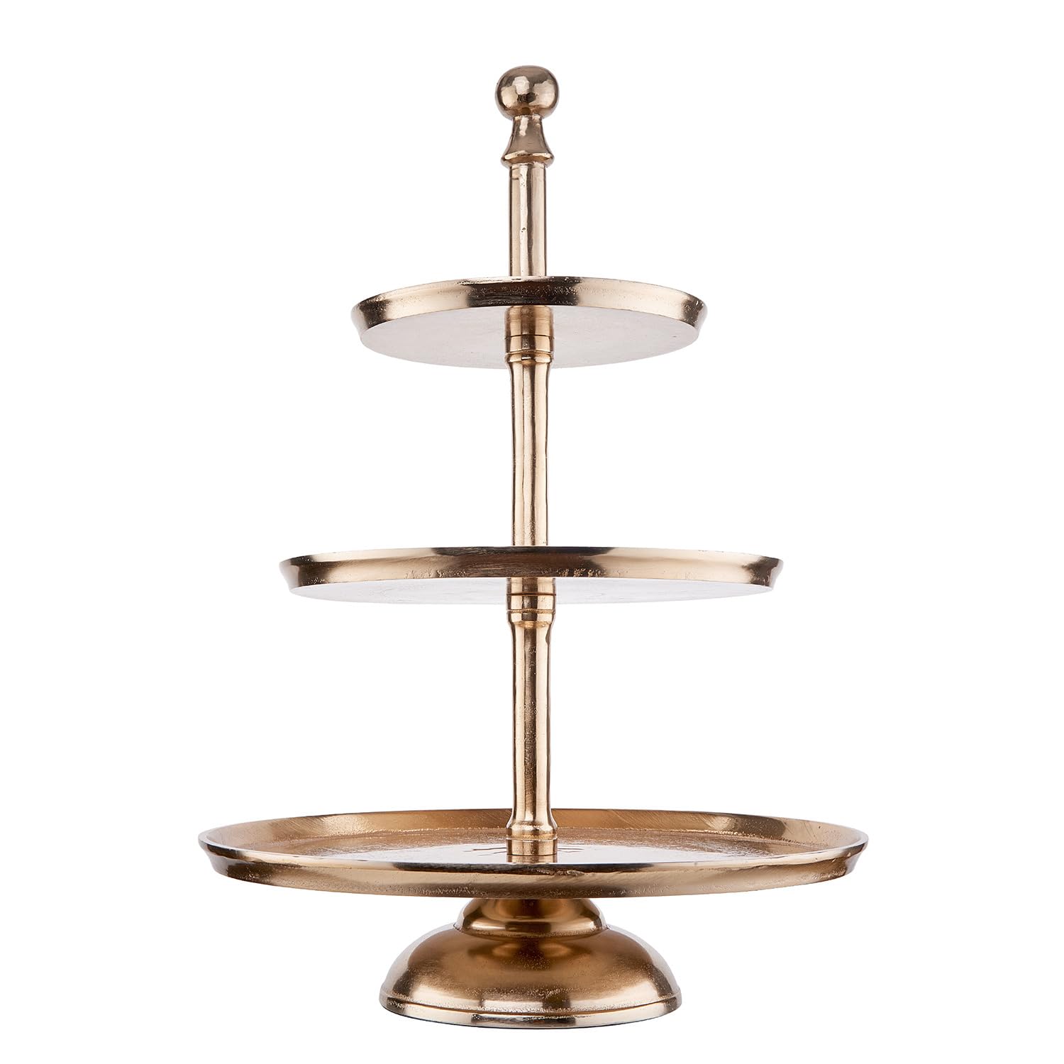 BUTLERS 3-stufige Etagere ø 45x66 cm Aluminium - Banquet -