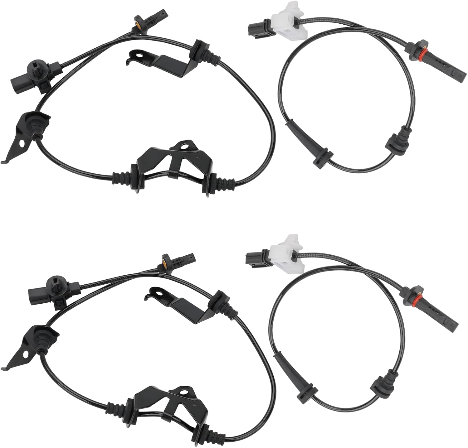 WMPHE 4 Pcs ABS Wheel Speed Sensors Compatible with Honda Accord 2.4L L4 3.5L V6 2008 2009 2010 2011 2012, Front and Rear abs Sensors, Replacement for 57455-TA0-A01, 57450-TA0-A01, 57470-TA0-A01