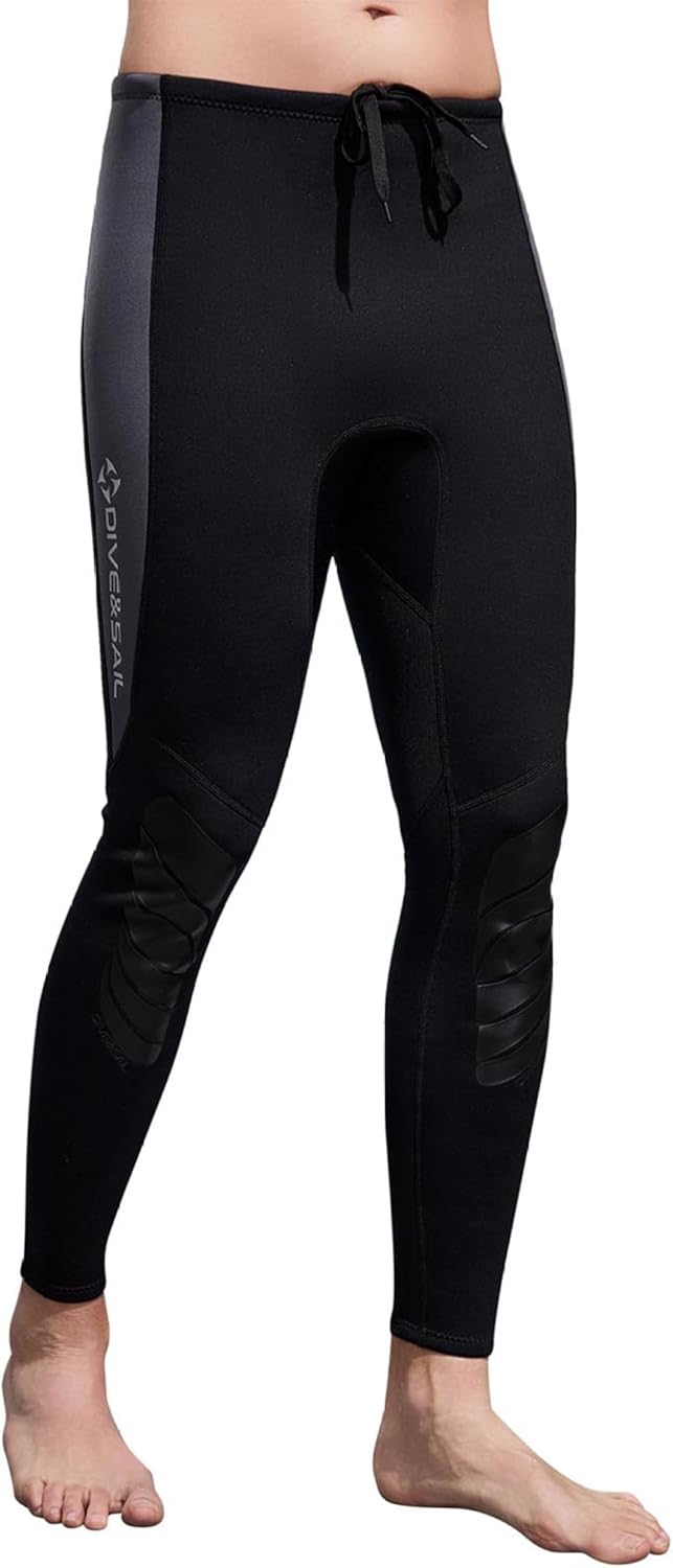 Adult Men Mm Neoprene Swimsuits Pants Thermal Wetsuits Leggings Surfing Diving Tights