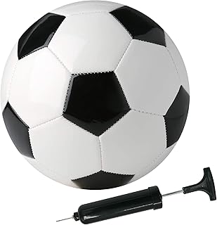 Soccer Ball Size 3 4 5 Kid Youth Adult for Fun Wear Resistant Leather Come with Inflator Training Practice Child Toy Balls Gift School Football Competition