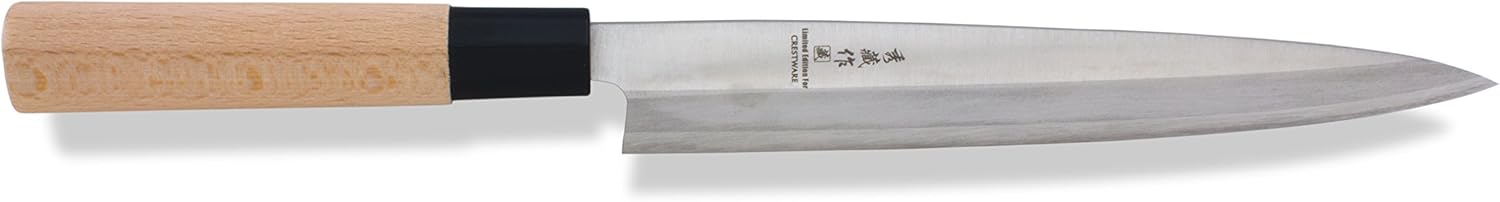 Crestware KN300 Sashimi Knife, 8", Silver