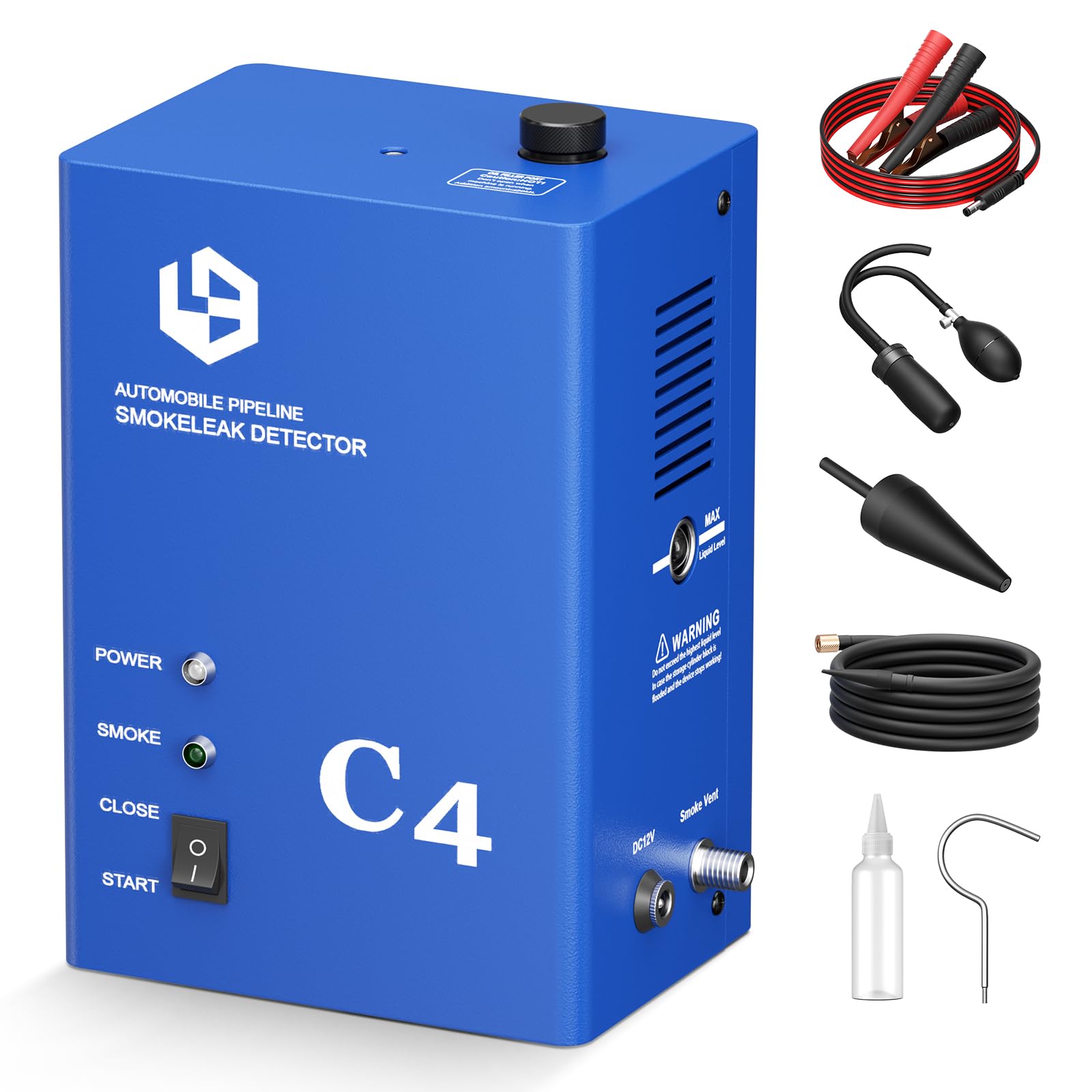 Rilevatore di perdite per perdite di Macchine per Fumo Automatico Tester di perdite ad Alta precisione per aspirapolvere, Carburante e sistemi di Scarico in Auto, Camion, motocicli da 12 V