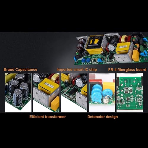 Miniatura 5 de Aluminio IP66 (18-25) X 1W LED Driver 300mA (salida de corriente constante)  DC 54-90V (salida de voltaje)  CA 100-265V (entrada de voto) Fuente de