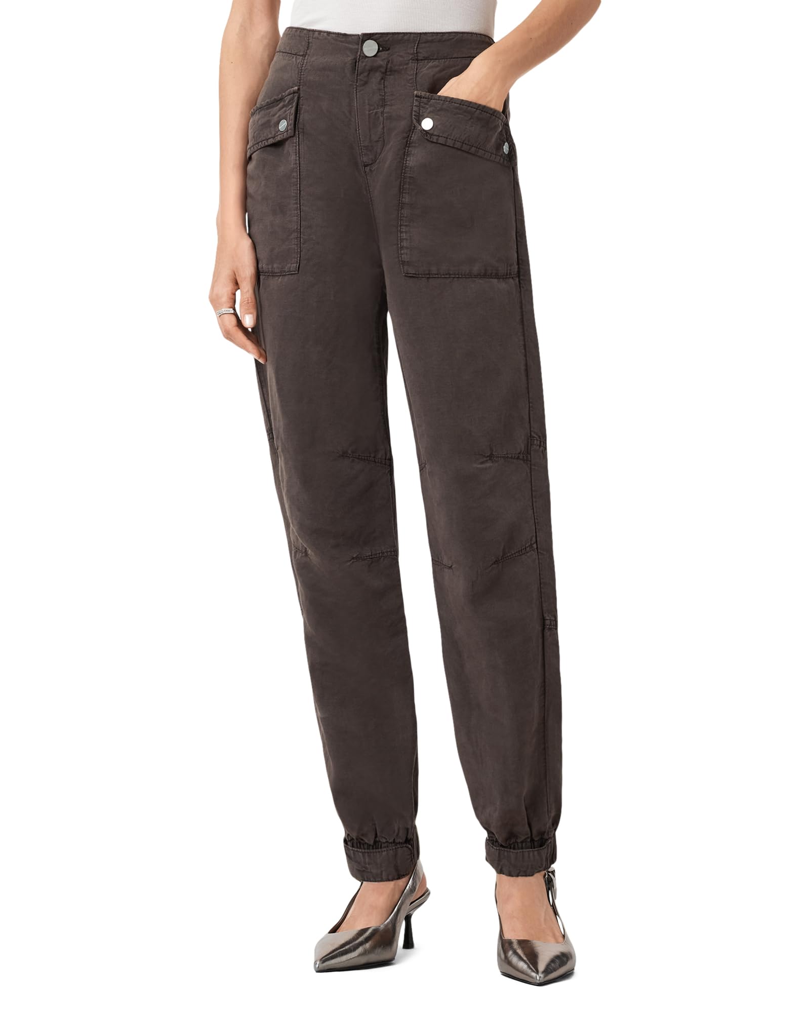 AllSaints Womens Val Tencel Trouser
