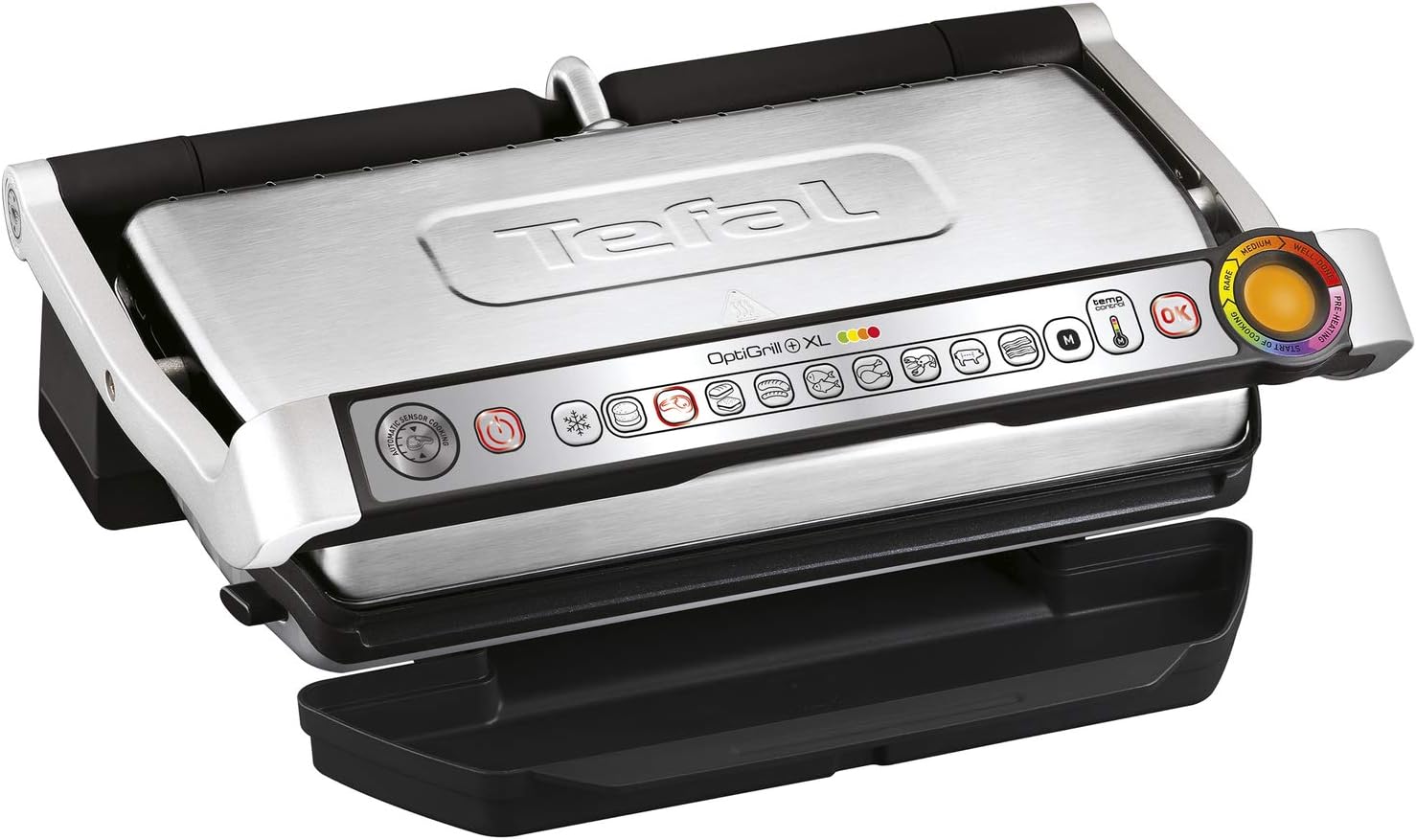 Tefal GC 724D Griglia di contatto, Acciaio inossidabile Tefal GC 724D Griglia di contatto, Acciaio inossidabile