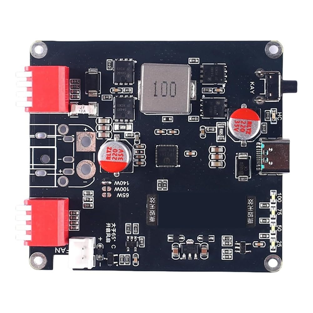 Módulo de Carga Rápida PD3.1 IP2366 de 140 W para Baterías de Litio 2S-6S con Funcionalidad Bidireccional