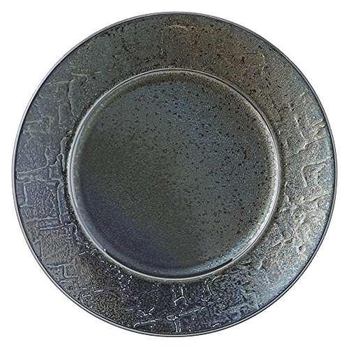 Plato Western Ceramic Barroco Abierto Negro 24 cm miniatura 1