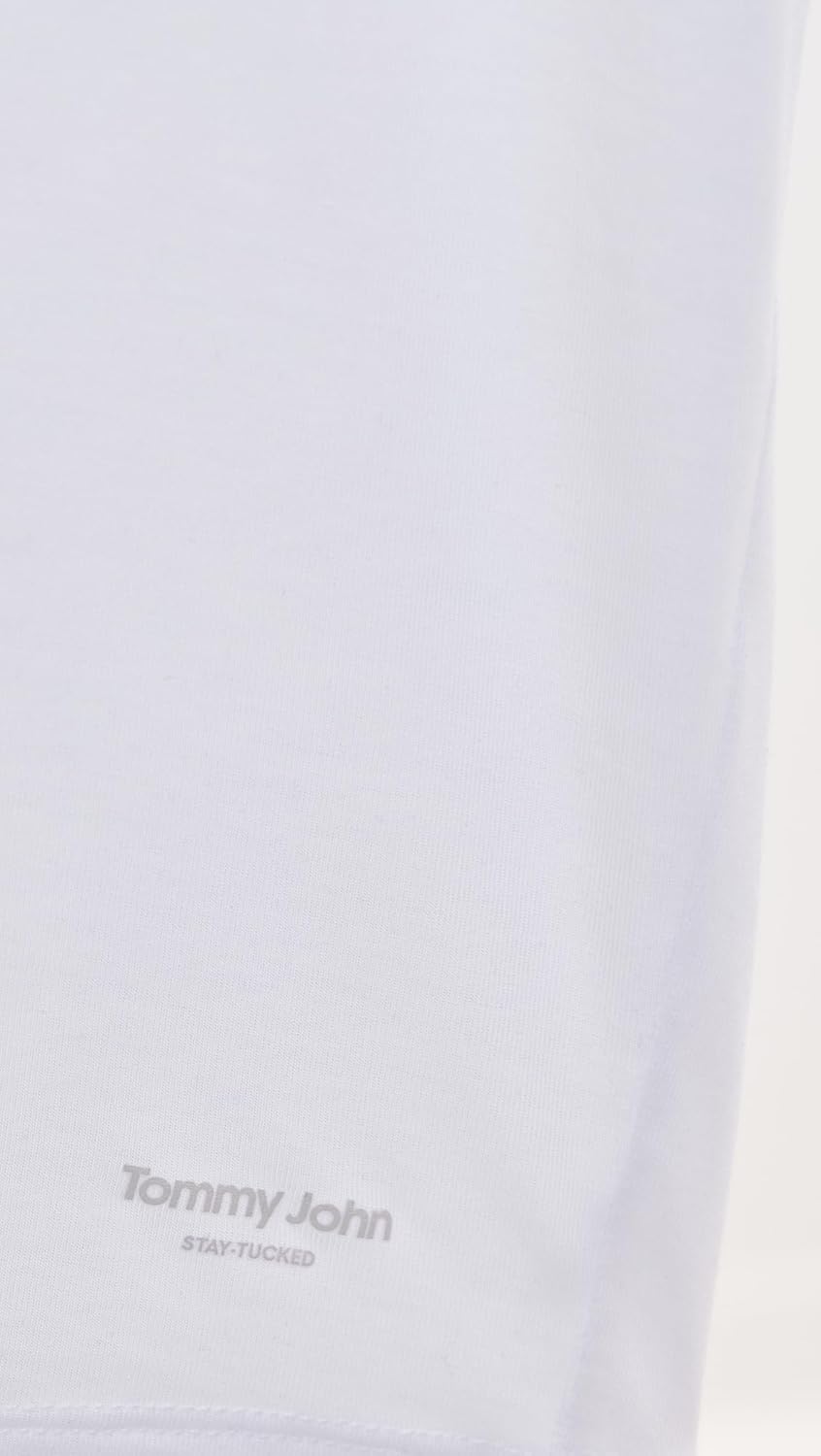 Tommy John Men's Crew Neck Stay-Tucked Undershirt 3-Pack - Image 6