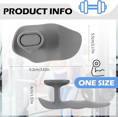 Miniatura 2 de Agarres de entrenamiento antideslizantes, 6 guantes ergonómicos protectores de manos de goma para entrenamiento de fuerza y ejercicio, levantamiento