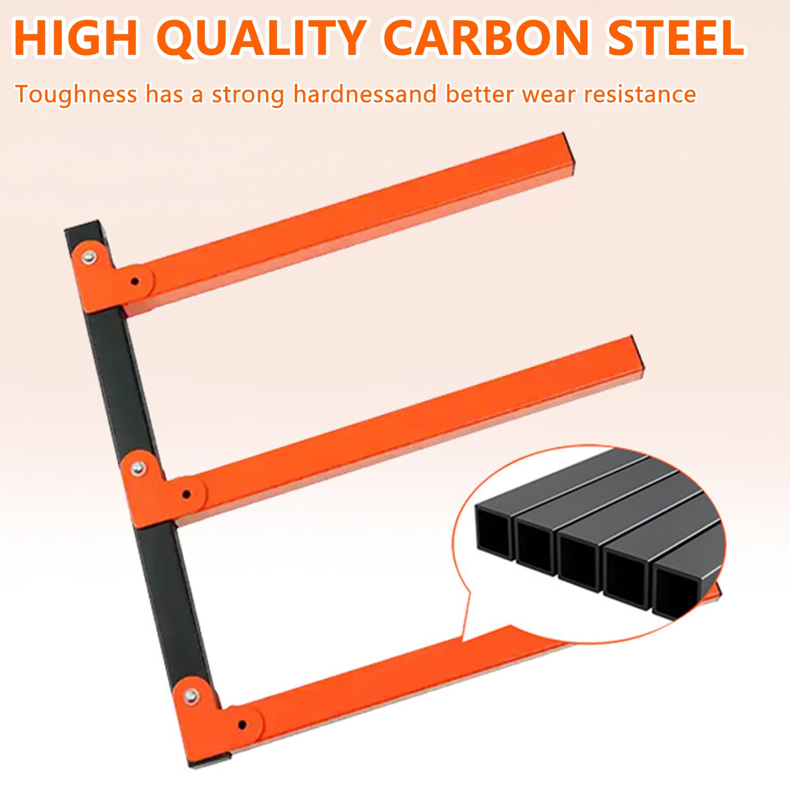 Kragarmregal, 2 Stück Holzlagerungs-Metallregal Holzregal mit 3 Ebenen Wandregal Garage Werkzeug Wandhalterung Snowboard Storage Wandmontiertes Rack für Leiter Fahrrädern Holzlager