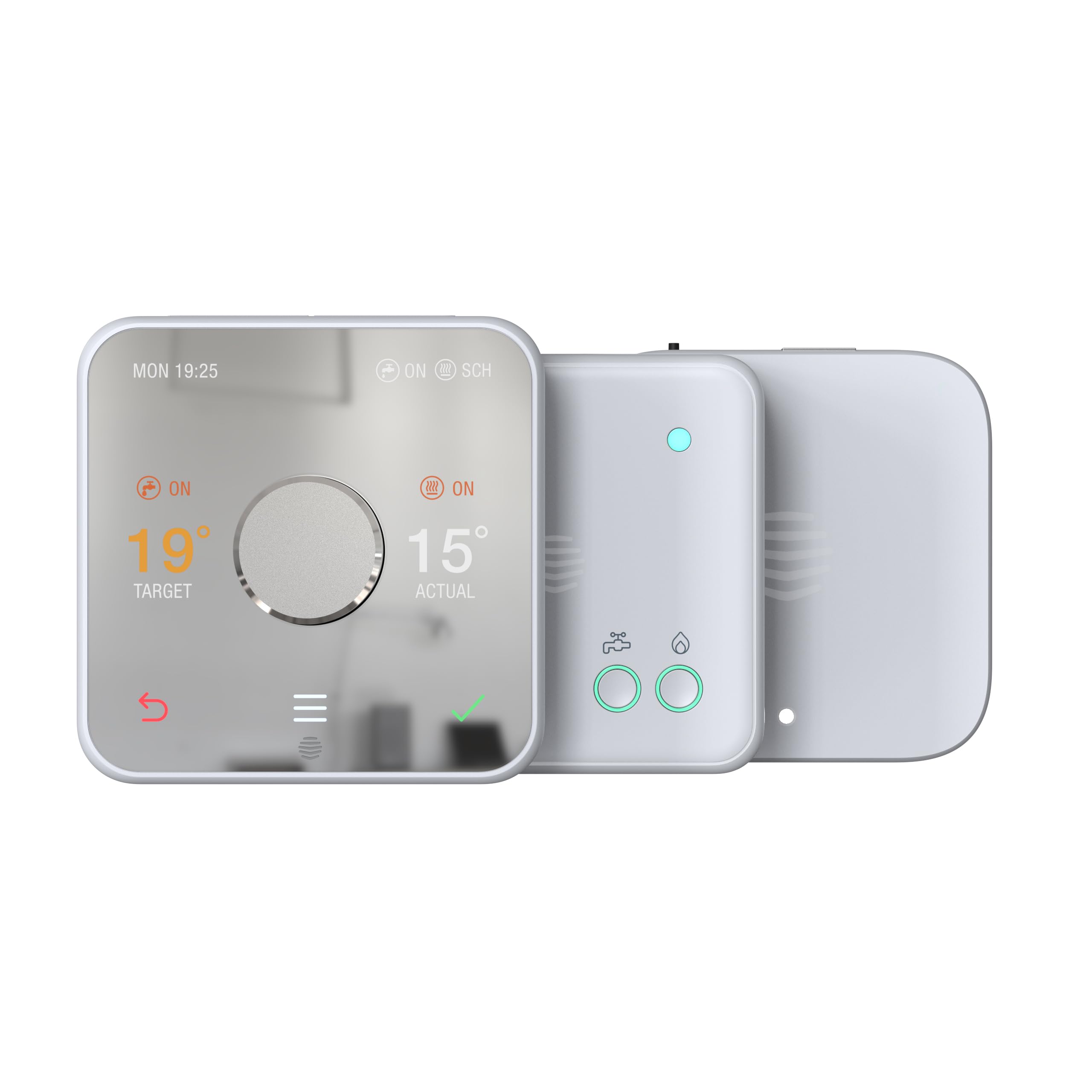 Hive Hive Thermostat für Heizung und Warmwasserregelung (konventionelle Boiler) Nano 3, Weiß